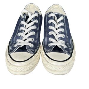 Converse Blue and White Athletic Sneakers with Canvas Upper